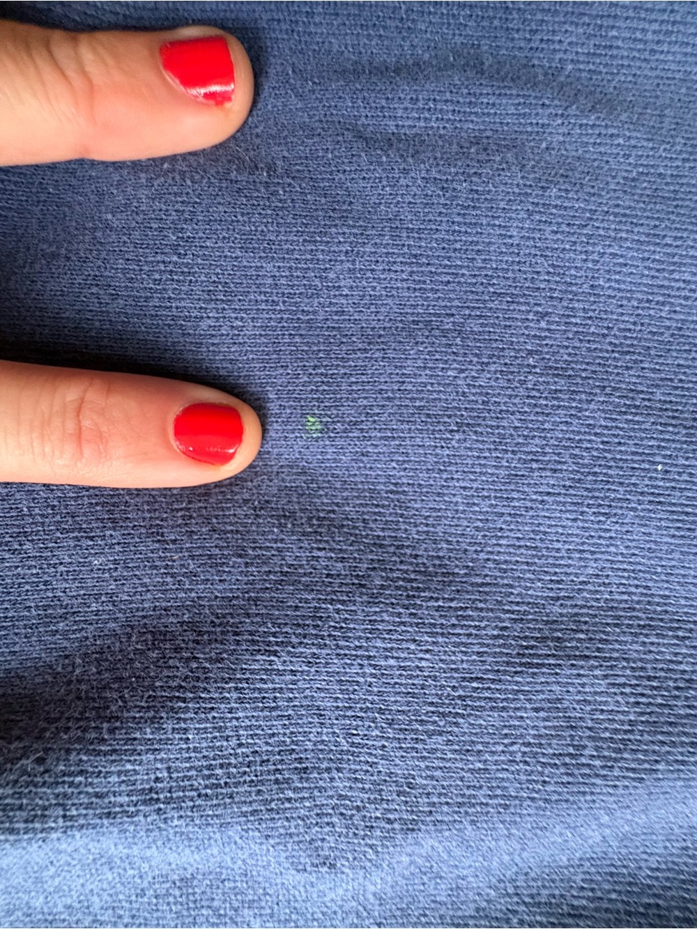 Boden Navy Hooded Sweatshirt with Multi-Color Stripe Sleeves - Picture 5 of 5